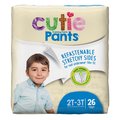 Cuties Cutie Pants Toddler Training Pants Size 2T to 3T Up to 34 lbs., PK 104 CR7007